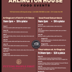 Arlington House Food Events 2023 Q2Q3